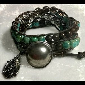Completely Handmade Triple Wrap Bracelet